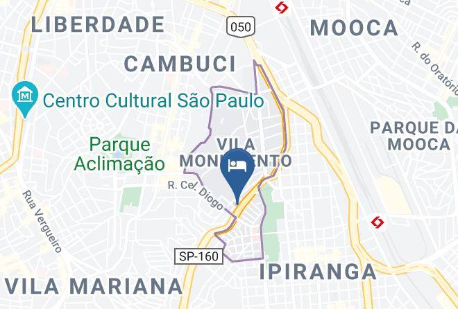 Sao Paulo Ipiranga - Gold Star Hotel Maps