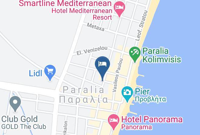 Pieria - Gold Stern Hotel Maps