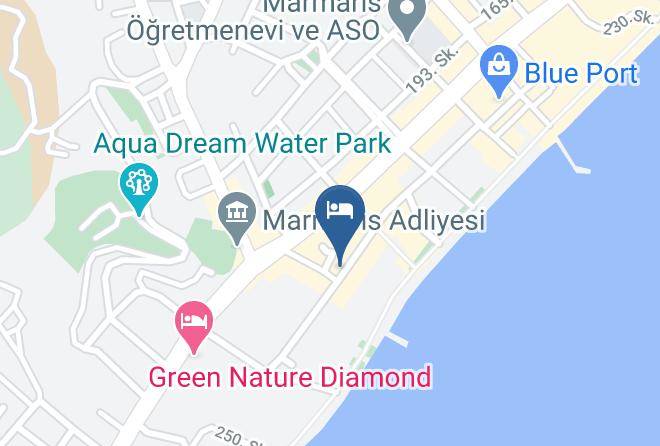 Marmaris - Gold Stone Hotel Maps