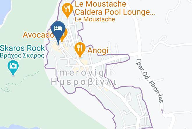 Thira - Gold Suites Maps