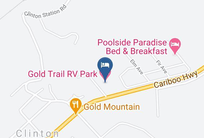 Thompson Nicola - Gold Trail Rv Park Maps