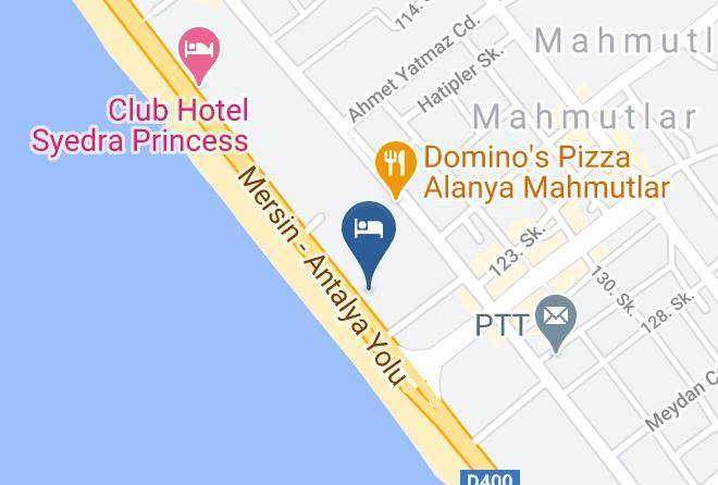 Alanya - Gold Twins Relax Beach Suit Hotel Maps