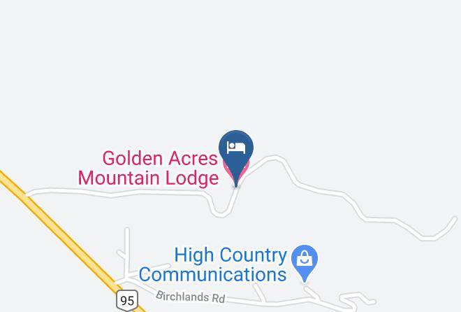 Columbia Shuswap - Golden Acres Mountain Lodge Maps