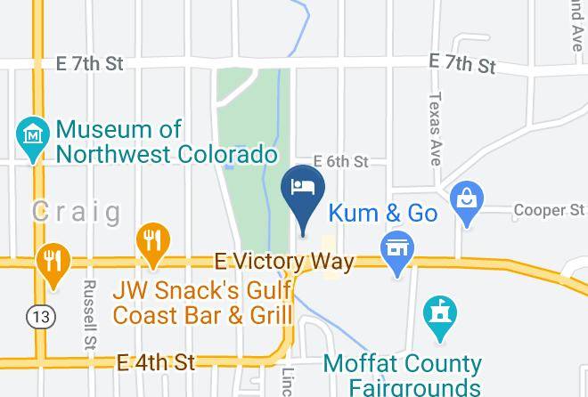 Moffat - Golden Antler Motel Maps