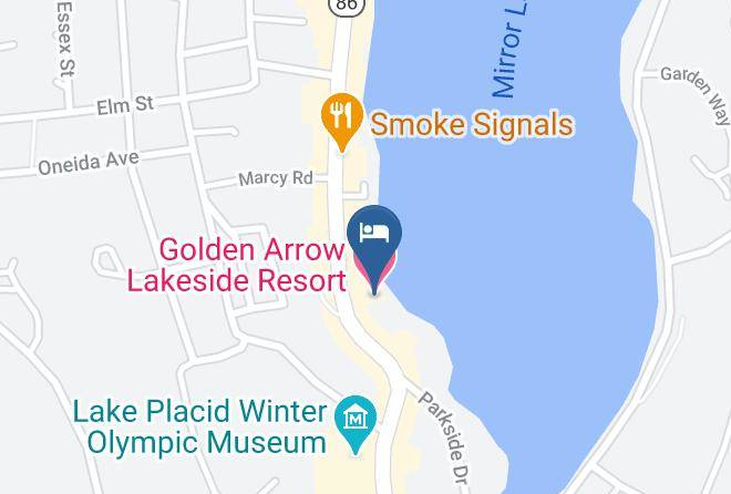 Golden Arrow Lakeside Resort Map