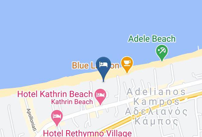 Rethimni - Golden Beach Hotel Maps