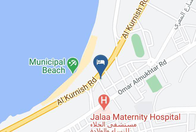 Tripoli - Golden Beach Hotel Maps