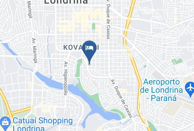 Londrina - Golden Blue Hotel Maps