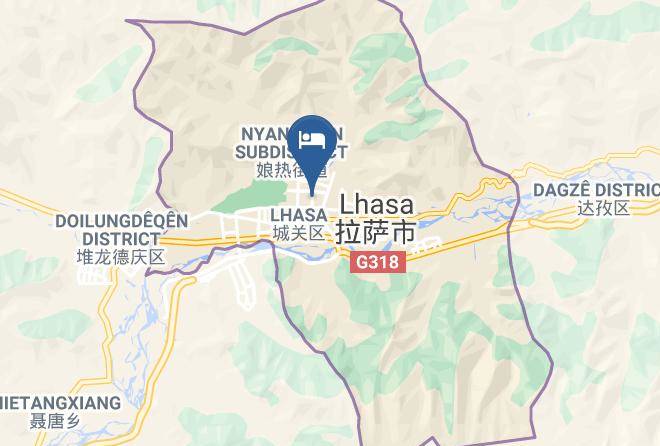 Lhasa - Golden Bridge Hotel Lhasa Maps