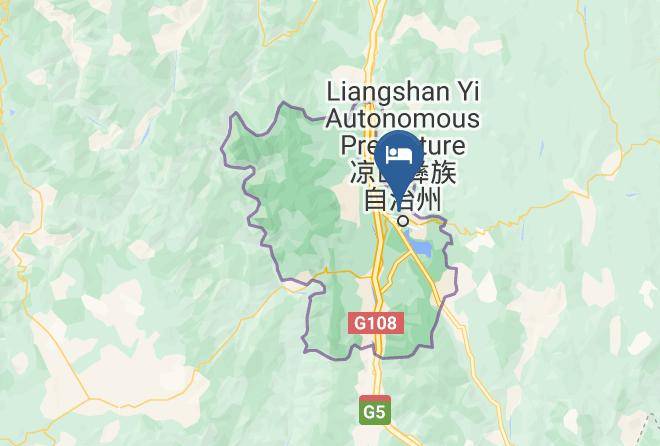 Liangshan Yizu Aut Prefecture - Golden Bridge Hotel Maps