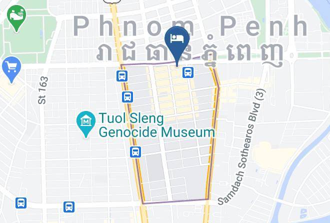 Chamkar Mon - Golden Bridge Hotel Maps