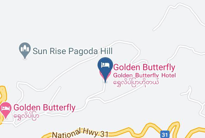 Pyinoolwin - Golden Butterfly Hotel Maps