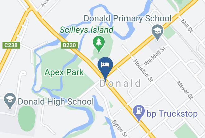 Buloke - Golden Chain Donald Motor Lodge Maps