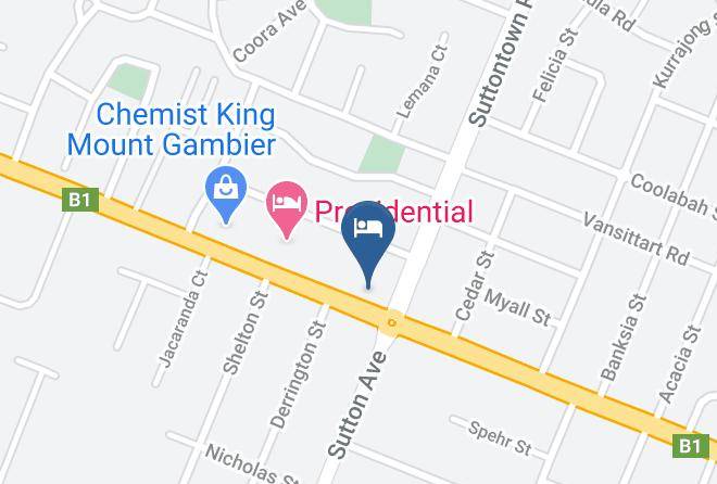 Mount Gambier - Golden Chain Tower Motor Inn Maps