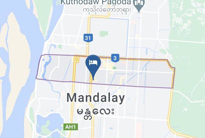 Chanayetharzan - Golden City Light Hotel Maps