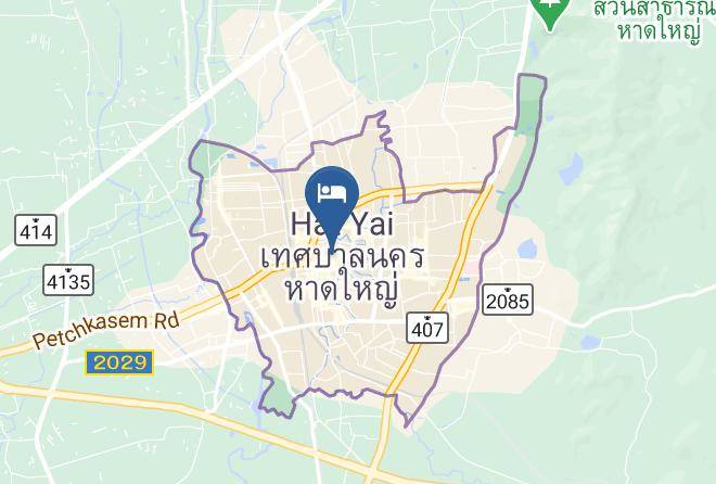 Amphoe Hat Yai - Golden Crown Hotel Maps