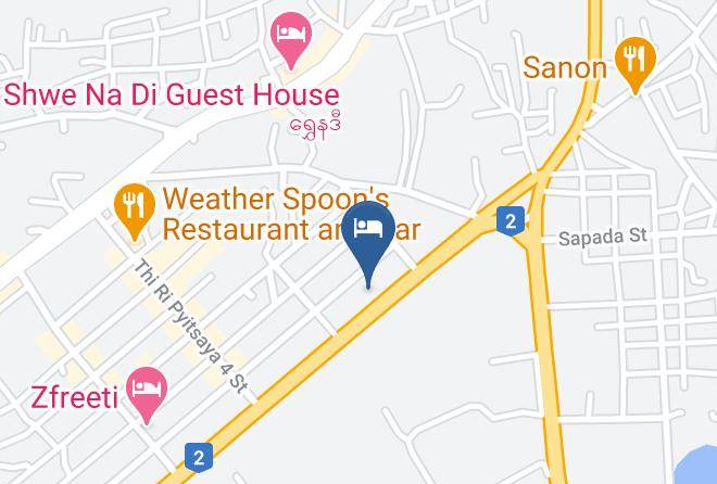 Nyaung U - Golden Crown Hotel Maps
