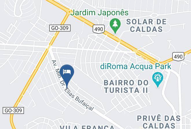 Caldas Novas - Golden Dhoping Grande Hotel Maps