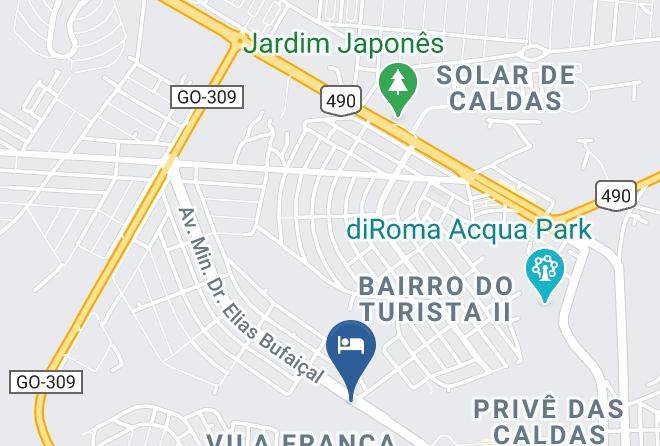 Caldas Novas - Golden Dolphin Express Maps