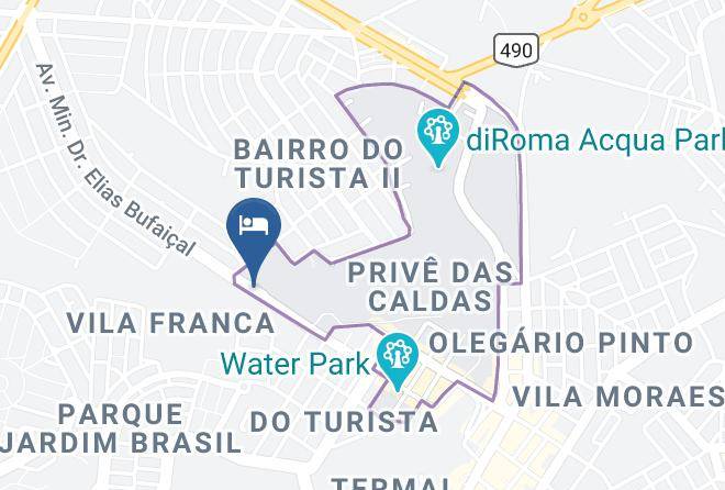 Caldas Novas - Aguas Do Paranoa Hotel Maps