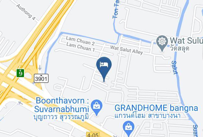 Amphoe Bang Phli - Golden Dragon Suvarnabhumi Hotel Maps