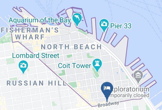 San Francisco - Golden Eagle Hotel Maps