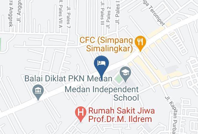 Kota Medan - Golden Eleven Hotel Medan Maps