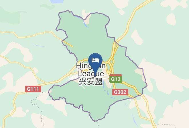 Hinggan League - Golden Emperor Hotel Maps