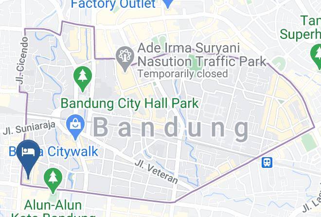 Bandung - Golden Flower Hotel Maps