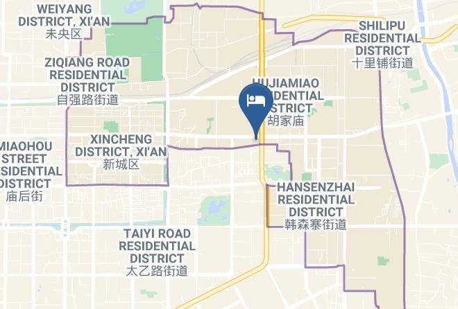 Xi An - Golden Flower Hotel Maps