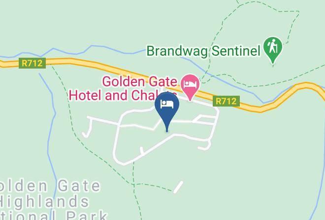 Golden Gate Highlands National Park & Brand Hotel Map