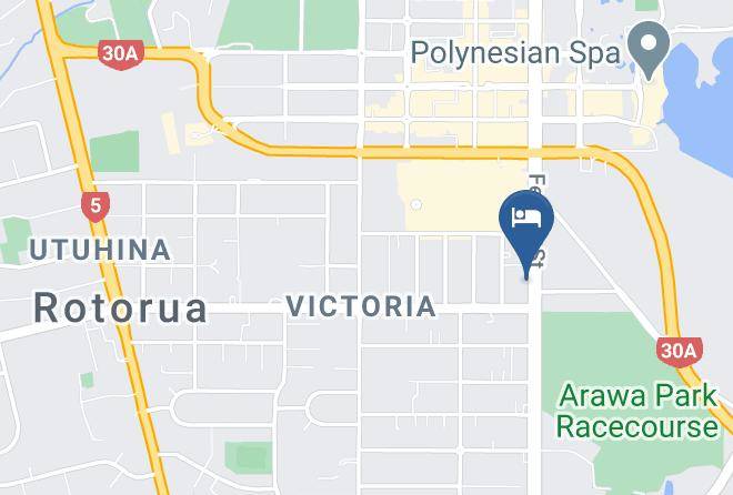 Rotorua - Golden Glow Motel Maps
