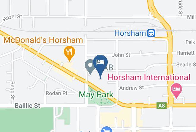 Horsham - Golden Grain Motor Inn Maps