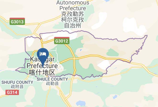 Kashi Region - Golden Great Wall Hotel Maps