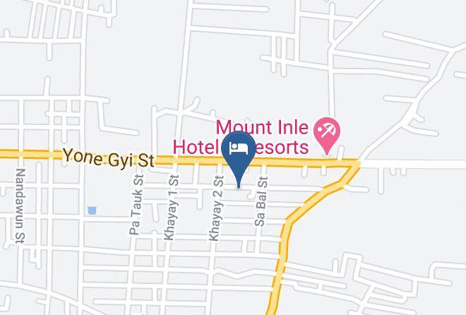 Taunggyi - Golden Gum Kino Hotel Nyaung Shwe Maps