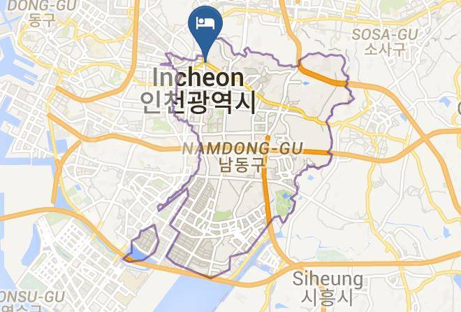 Namdonggu - Golden Hotel Incheon Maps