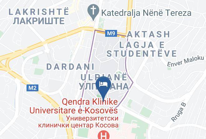 Pristina - Golden Hotel Maps