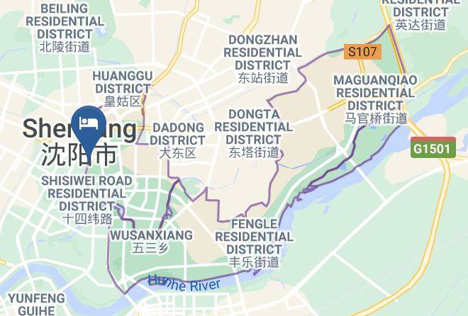 Shenyang - Golden Hotel Shenyang Maps