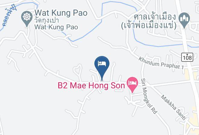 Amphoe Mueang Mae Hong Son - Golden Hut Resort Maps