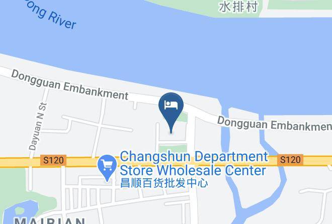 Dongguan - Golden Hyatt Hotel Dongguan Shilong Maps