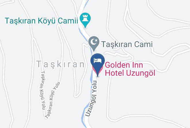 Golden Inn Hotel Uzungol Map