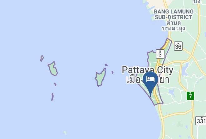 Amphoe Bang Lamung - Golden Jomtien Beach Hotel Maps
