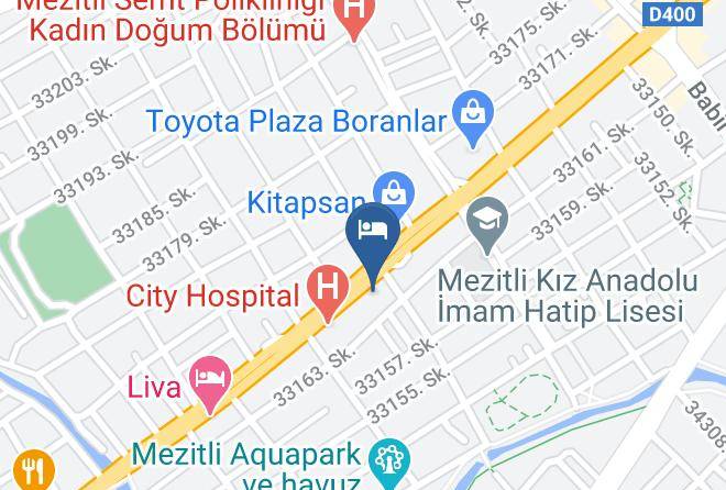 Mezitli - Golden King Hotel Maps