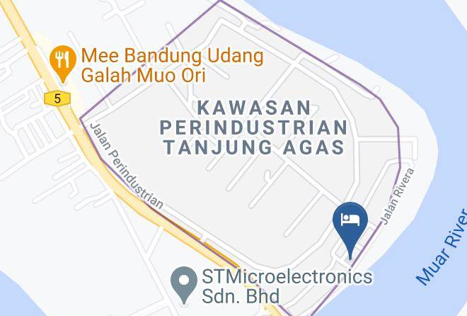 Golden Lake Muar Hotel Map