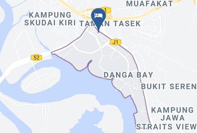 Johor Bahru - Golden Leaf Boutique Hotel Maps