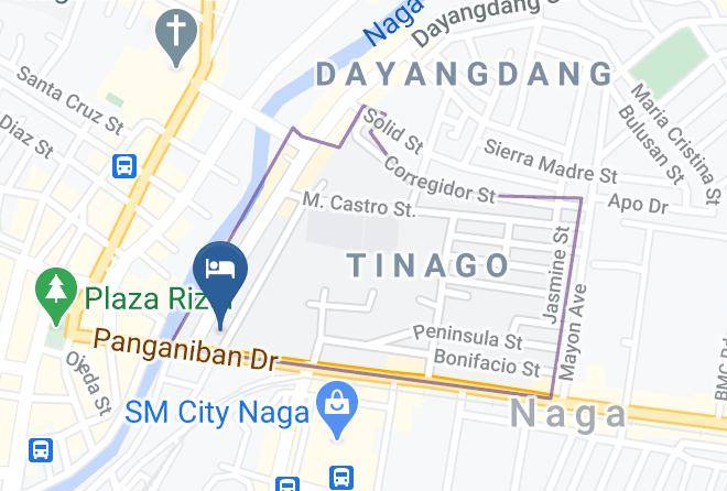 Camarines Sur - Golden Leaf Hotel Maps