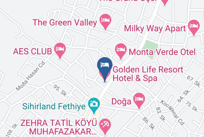 Fethiye - Golden Life Resort Hotel & Spa Maps