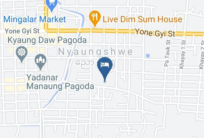 Taunggyi - Golden Lotus Inle Hotel Maps