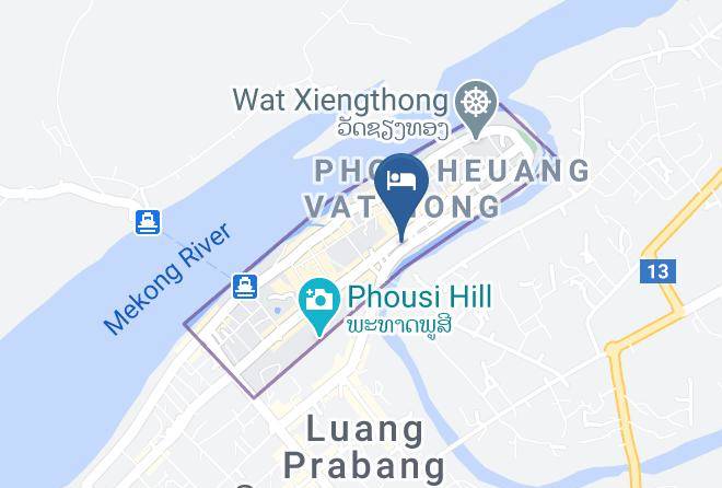 Louangphrabang - Golden Lotus Namkhan View Maps