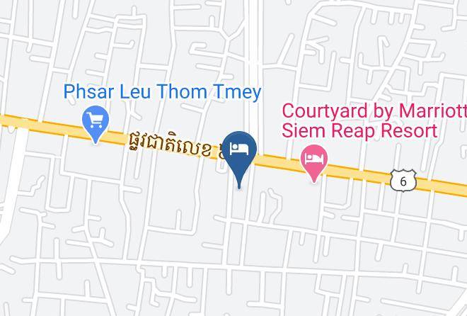 Siem Reab Town - Forest King Hotel Maps